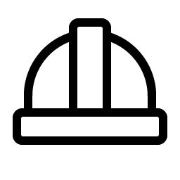 hard hat light icon