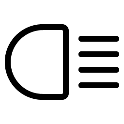 headlights light icon
