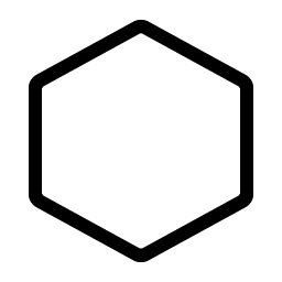 hexagon light icon