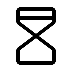 hourglass high light icon