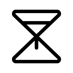 hourglass simple medium light icon
