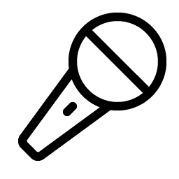 microphone stage light icon
