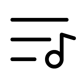 playlist light icon