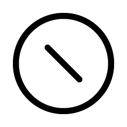 prohibit inset light icon