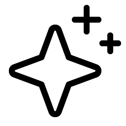 sparkle light icon