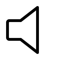 speaker simple none light icon