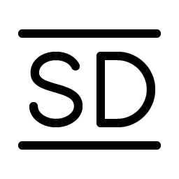 standard definition light icon