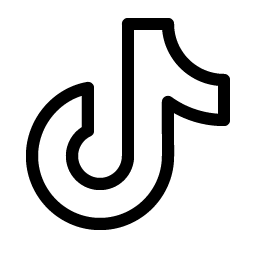 tiktok logo light icon