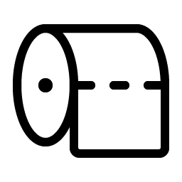 toilet paper light icon