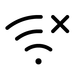 wifi x light icon