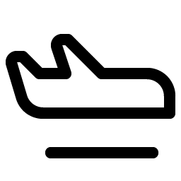 airplane in flight icon