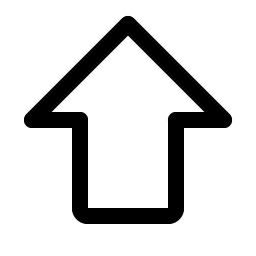 arrow fat up icon
