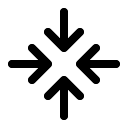 arrows in cardinal icon