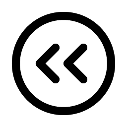 caret circle double left icon