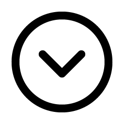 caret circle down icon