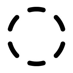 circle dashed icon