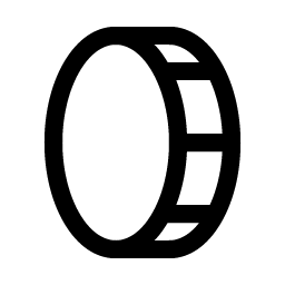 coin vertical icon
