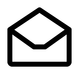 envelope simple open icon