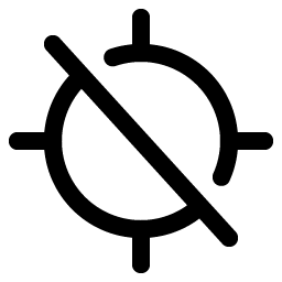 gps slash icon