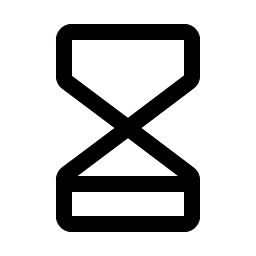 hourglass low icon