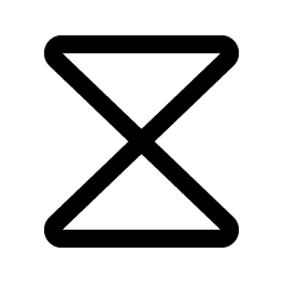 hourglass simple icon