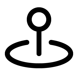 map pin simple area icon