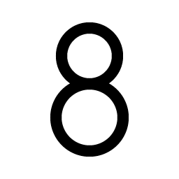 number eight icon