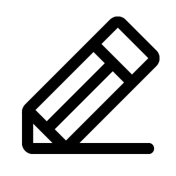 pencil line icon