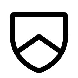 shield chevron icon