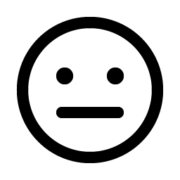 smiley meh icon