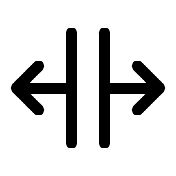 split horizontal icon