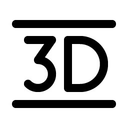 three d icon
