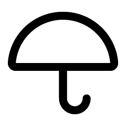 umbrella simple icon