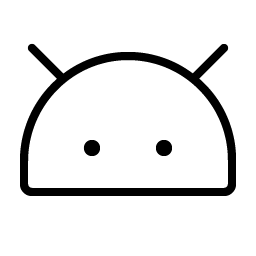 android logo thin icon