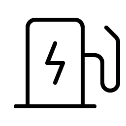 charging station thin icon