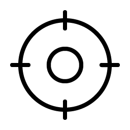 crosshair thin icon