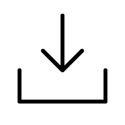 download simple thin icon