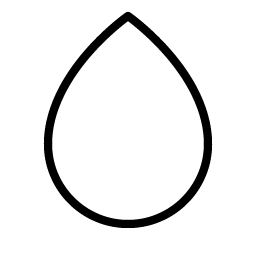 drop simple thin icon