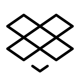 dropbox logo thin icon