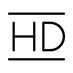 high definition thin icon