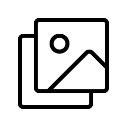 images square thin icon