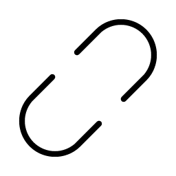 link simple break thin icon
