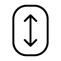 mouse scroll thin icon