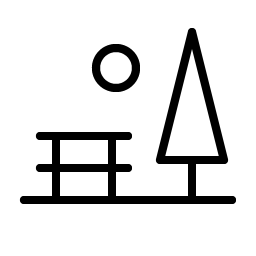 park thin icon