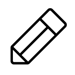 pencil thin icon