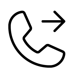 phone transfer thin icon