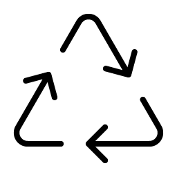 recycle thin icon