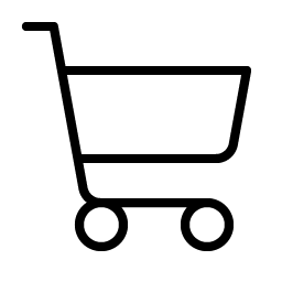 shopping cart thin icon