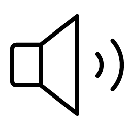 speaker high thin icon