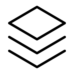 stack thin icon